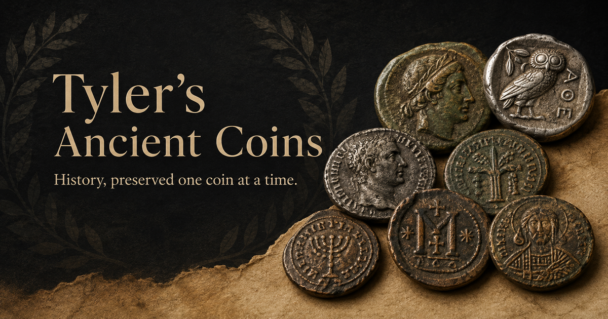 Tyler’s Ancient Coins — ancient bronze and silver coins